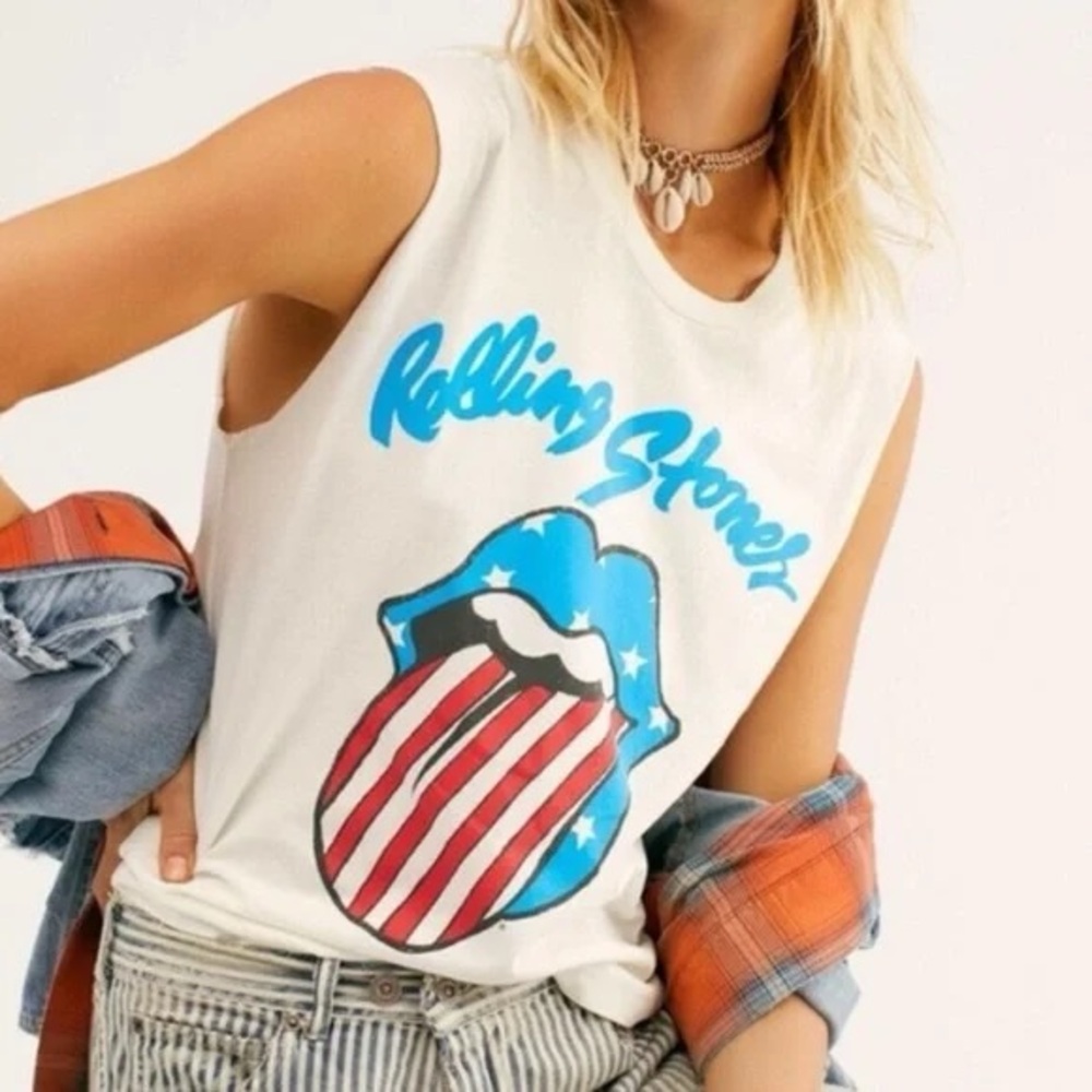 Daydreamer for Free People Rolling Stones Graphic Tee